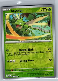 Scyther 123/165 Reverse Holo SV: Scarlet & Violet 151 - Pokemon Card - NM - Image 1
