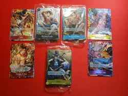 Portgas D. Ace Sabo Monkey D. Luffy Tin Promo Set One Piece (7) CARDS🔥 - Image 1