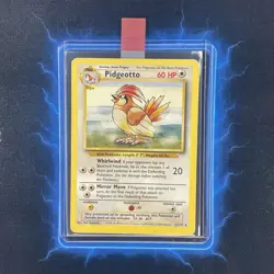⭐ Pidgeotto 22/102 ⭐ Original Non Holo Rare Base Set Pokemon Card WOTC 1999 - Image 1
