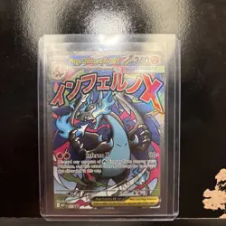 Pokemon Mega Charizard X EX Full Art Promo Holo 023 Mega Evolution Card - Image 1