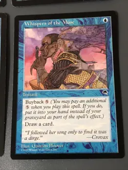 Whispers Of The Muse X4 Tempest Ex/NM Condition See Pics Front Back Mtg - Image 3