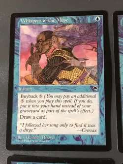 Whispers Of The Muse X4 Tempest Ex/NM Condition See Pics Front Back Mtg - Image 5