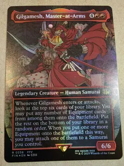 Gilgamesh, Master-at-Arms - Foil (Borderless) Final Fantasy - Mtg - Image 1