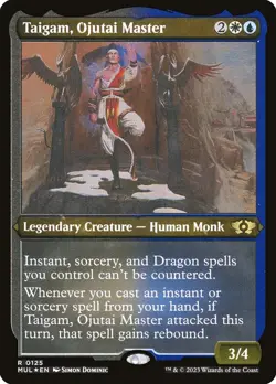 Taigam, Ojutai Master Foil Etched - Multiverse Legends MTG-NM - Image 1