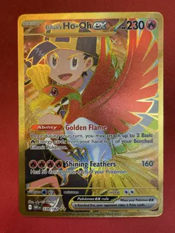 Pokemon TCG - Ethan’s Ho-Oh ex 239/182 - Destined Rivals Gold Hyper Rare - NM - Image 1
