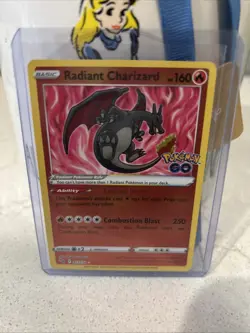 Pokemon TCG Radiant Charizard Pokemon Go 011/078 Near Mint Condition - Image 1