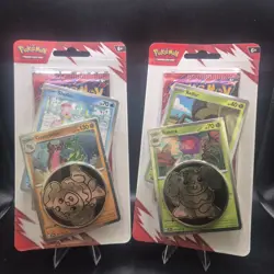 Pokemon Destined Rivals Premium Checklane Blister Packs Gastrodon + Rabsca x2 - Image 1