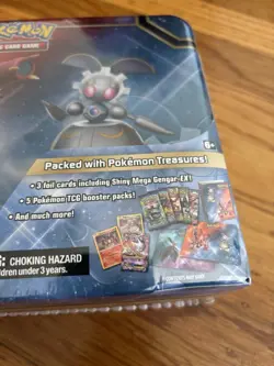 2016 Pokemon TCG Collector Chest Tin New Sealed Volcanion Magearna Gengar XY166 - Image 3