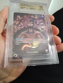Crocodile Leader AA Op04-058 Beckett 10 Bgs 10 Onepiece Card Game - Image 2