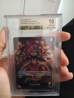 Crocodile Leader AA Op04-058 Beckett 10 Bgs 10 Onepiece Card Game - Image 4