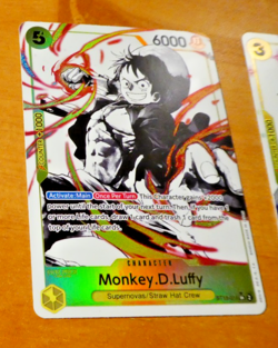 ONE PIECE ENGLISH CARD GAME CARTE HOLO CARTE ST13-015 Monkey.D.Luffy ALT EN MINT - Image 1