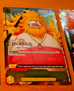 ONE PIECE ENGLISH CARD REGIONALS HOLO GAME CARTE Nekomamushi OP06-110 ALT MINT - Image 1