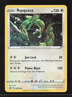 Rayquaza - (Pixel Cosmos Holo) Promo Holo SWSH029 Pokemon TCG - Image 1