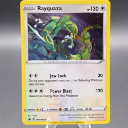 Rayquaza - (Pixel Cosmos Holo) SWSH029 Promo Pokemon TCG NM - Image 1