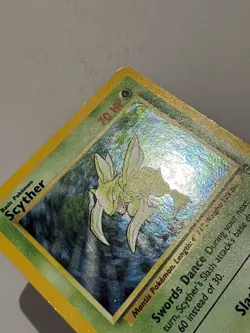 Scyther 17/130 Base Set 2 2000 Holo Rare WOTC Pokemon Card TCG LP/MP - Image 5