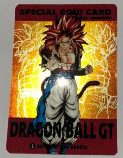 Carte Dragon Ball GT super Carddass Hondan 666 DBGT Card Prism Hot stamp - Image 2