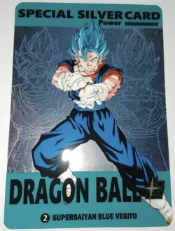 Carte Dragon Ball super Carddass Hondan 191 DBS Vegetto Card Prism Hot stamp - Image 1