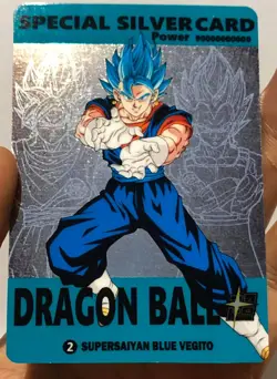 Carte Dragon Ball super Carddass Hondan 191 DBS Vegetto Card Prism Hot stamp - Image 2