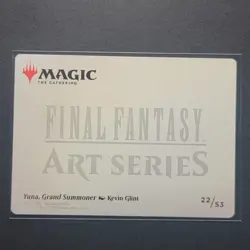 Yuna, Grand Summoner - Art Series 22/53 - Final Fantasy - MTG - Art Card - Image 2