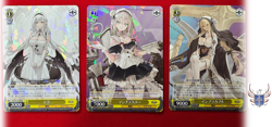 Azur Lane Vol.2 Lot of 3 R Cards Scylla Manchester Implacable Weiss Schwarz JP - Image 1