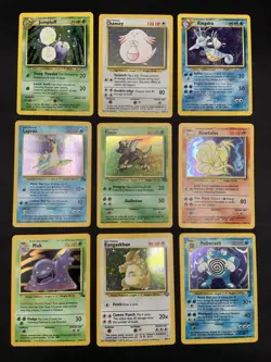 Vintage Rare Holo Pokemon Card Lot 1999/2000 - Base Set, Jungle, Fossil - MP/HP - Image 1