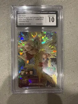 Son Goku UGM7-015 CGC 10 Ultra God Mission 7 Super Dragon Ball Heroes Card - Image 1