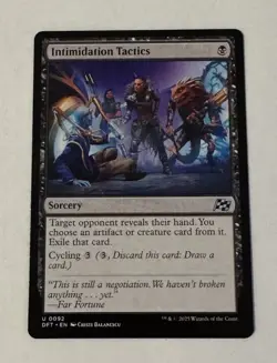 MTG Intimidation Tactics - Aetherdrift LP - Image 1
