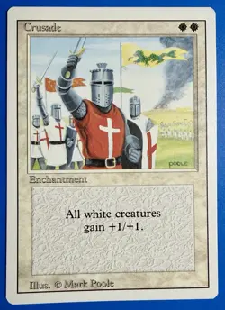 1 BANNED MTG Magic The Gathering Crusades | Revised Edition 3ED | 1994 | NM - Image 1