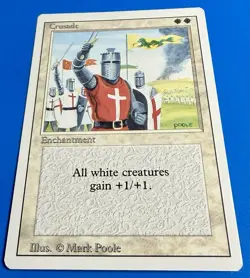 1 BANNED MTG Magic The Gathering Crusades | Revised Edition 3ED | 1994 | NM - Image 5