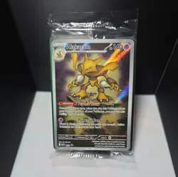 Pokemon TCG - Alakazam 009 (Black Star Promo) - Mega Evolution Promo NM SEALED - Image 1
