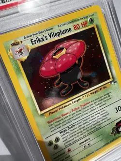 Erika's Vileplume Holo #5/132 2000 - Pokemon - Gym Heroes PSA 9 - Image 3
