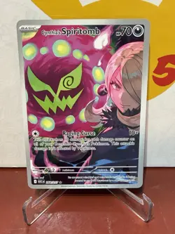 Pokemon TCG Cynthia's Spiritomb 244/217 Illustration Rare Ascended Heroes NM - Image 1