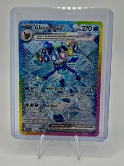 2025 Pokemon S&V Prismatic Evolutions GLACEON EX Illustration Rare 150/131 NM - Image 1