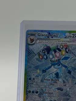 2025 Pokemon S&V Prismatic Evolutions GLACEON EX Illustration Rare 150/131 NM - Image 5