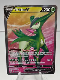 Virizion V 164/189 Pokemon Astral Radiance Ultra Rare Holo Full Art - Image 1
