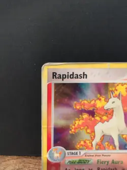 Pokemon TCG Rapidash EX FireRed & LeafGreen 13/112 Reverse Holo Holo Rare DMG HP - Image 2