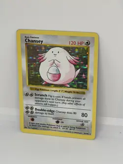 Pokemon TCG - Base Set - Shadowless Rare Holo Chansey 3/102. Lovely Condition.LP - Image 4