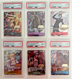 2023 One Piece TCG OFFLINE Regional Finalist PSA10 Set of 6 - Image 1