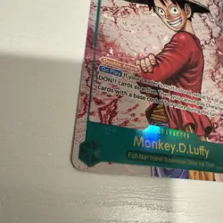 Monkey D. Luffy OP13-118 SEC Alt Art One Piece Carrying On His Will English Foil - Image 2