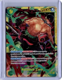 Roronoa Zoro OP06-118 Secret Rare (Learn Together Reprint) One Piece NON-FOIL - Image 1