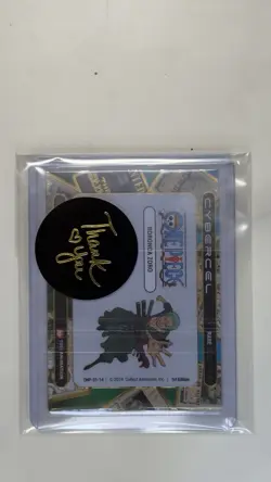 Roronoa Zoro ONP-01-14 NM UNSCANNED UNREDEEMED One Piece Cybercel Rare 1st Ed - Image 3