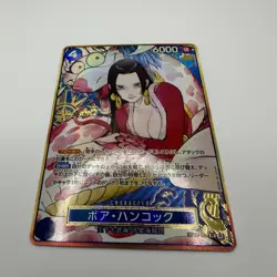 (Proxy) one piece card Boa Hancock SR Parallel ST17-004 Gold Frame Storage Box - Image 3