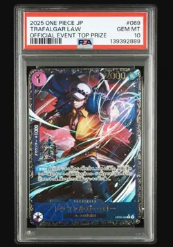 PSA 10 Trafalgar Law Card 2025 One Piece JP Official Event Top Prize - Image 1