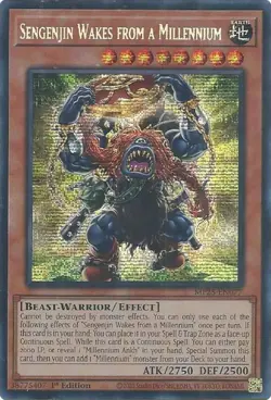Sengenjin Wakes from a Millennium (MP25-EN077) - Prismatic Secret Rare - 1st Ed. - Image 1