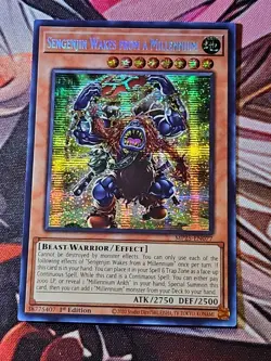Senjengin Wakes from a Millennium MP25-EN077 Prismatic Secret Rare 1st Ed NM - Image 1