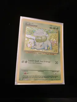 Pokemon TCG Bulbasaur Classic Collection Holo Card 001/034 CLV - Image 2