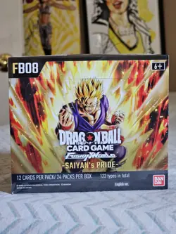 Dragon Ball Super Card Game Fusion World Saiyan's Pride Booster Box FB08 - Image 1