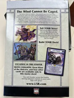 L5R CCG Legends Of The Five Rings Samurai Banzai Unicorn 84 Card Set Game CIB - Image 2