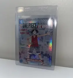 One Piece Monkey D. Luffy US College Basketball Card Rutgers PROMO 1/27 IN HAND! - Image 3