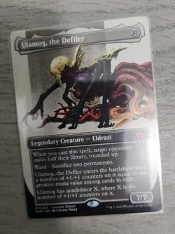 MTG 1x BORDERLESS Ulamog, the Defiler # 383 Modern Horizons 3 Magic the x1 NM - Image 1